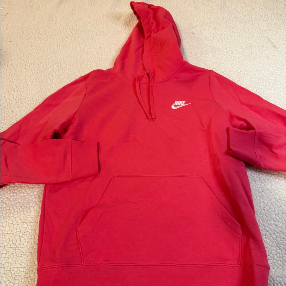 Nike Pink Hoodie with Logo